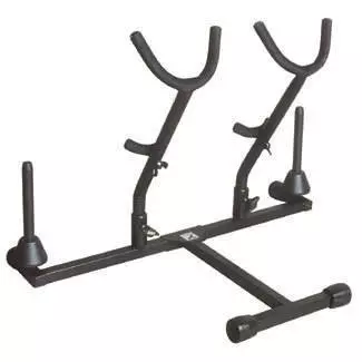 Double Sax Stand with 2 Flute Pegs